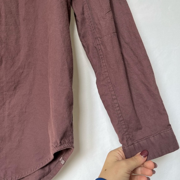 Lululemon Full Day Ahead Flannel Button Up Size 12 - Picture 9 of 15